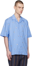 VIKTOR & ROLF MISTER MISTER Blue Sequin Shirt