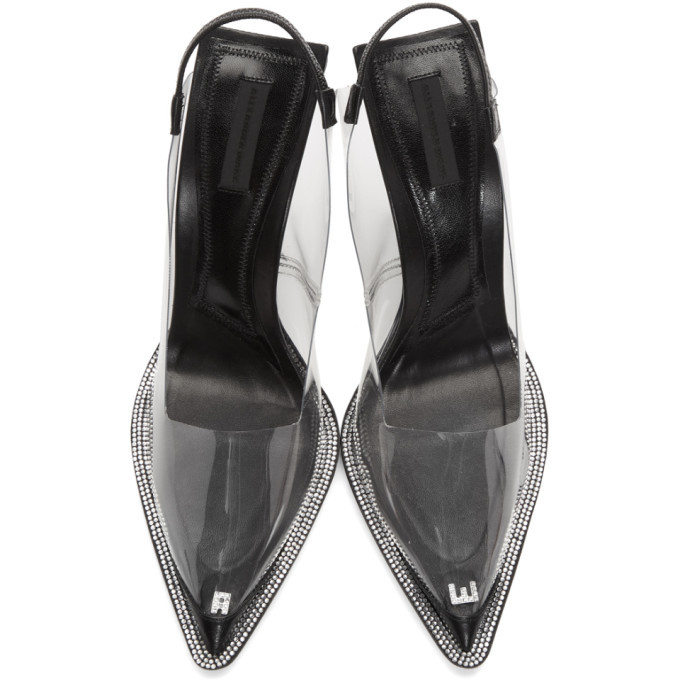 Alexander Wang Transparent Marlow PVC Pump Heels