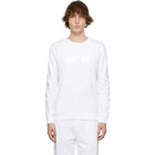Boss White Cotton Heritage Sweatshirt