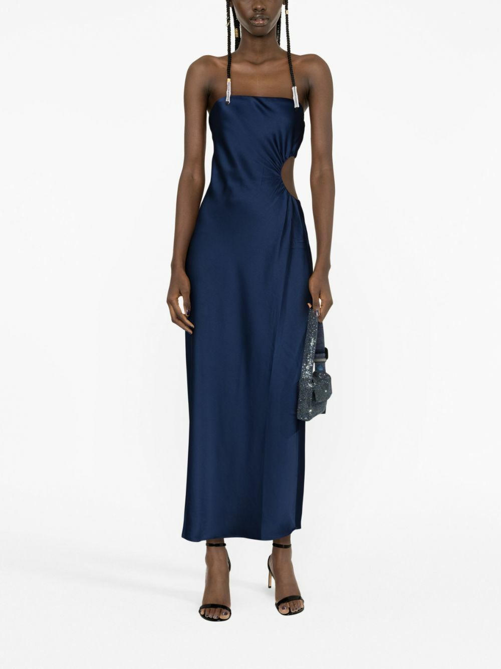 solace london verla midi dress The Severny Midi Dress in Red