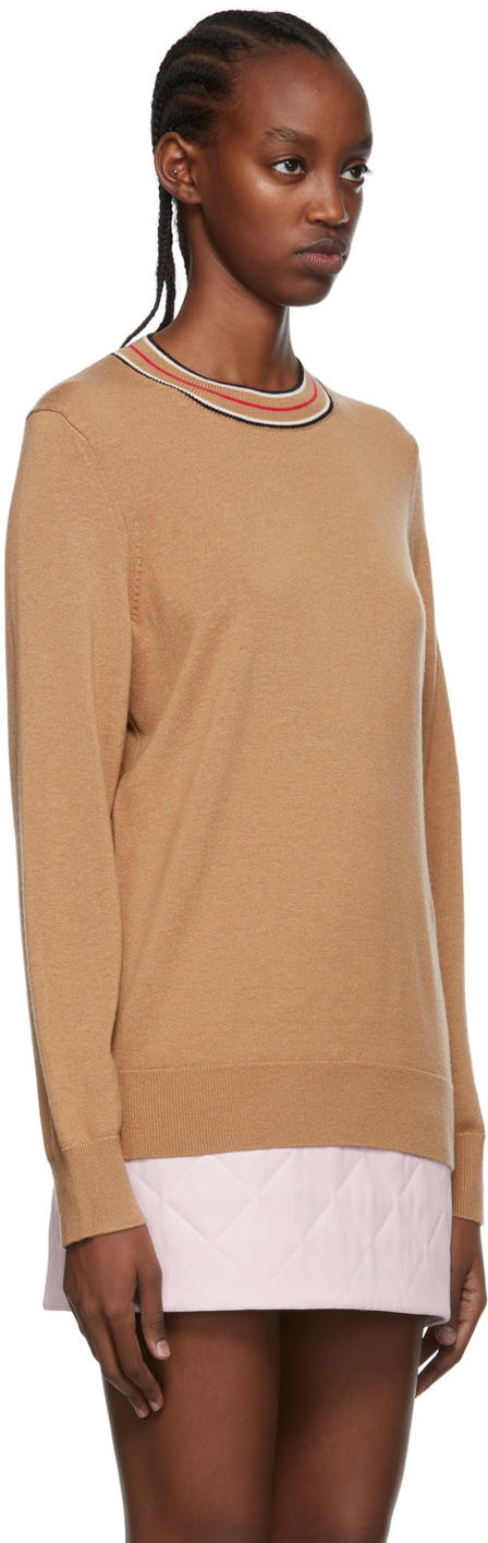 Burberry Tan Cashmere Sweater Burberry