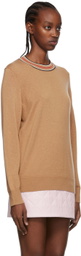Burberry Tan Cashmere Sweater