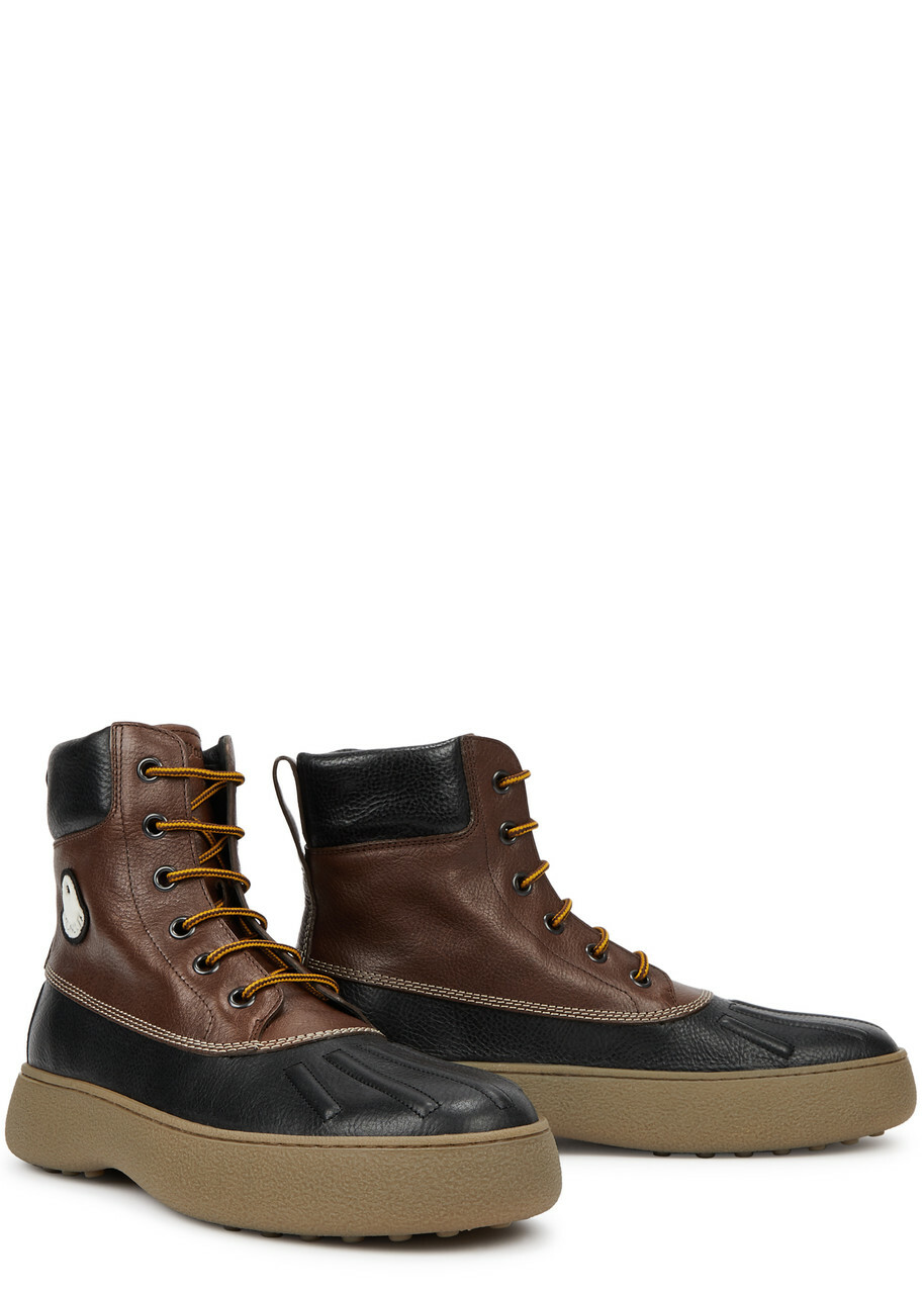 Moncler Genius 8 Moncler Palm Angels X Tod's Leather Ankle Boots