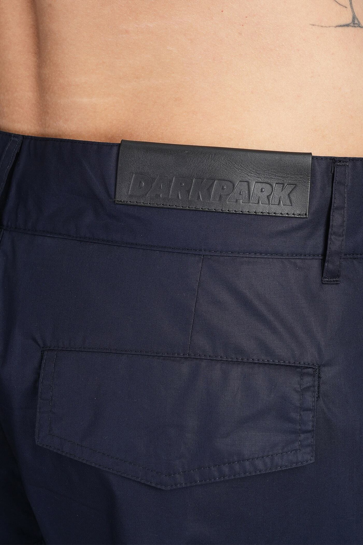 DARKPARK Saint Pants In Blue Cotton