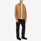 A.P.C. Men's Theodore Canvas Overshirt in Caramel