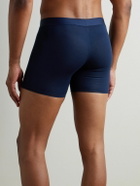 ZIMMERLI - Pureness Stretch-Micro Modal Boxer Briefs - Blue
