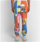 Martine Rose - Slim-Fit Tapered Printed Fleece Track Pants - Multi
