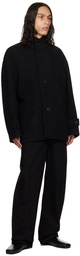 LEMAIRE Black Boxy Coat