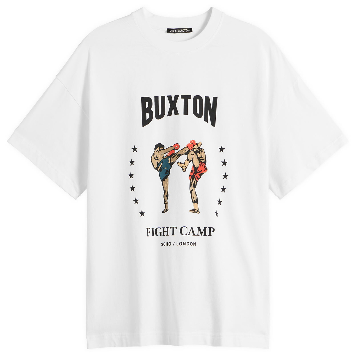 Cole Buxton Men's Fight Camp T-Shirt in Whitalye