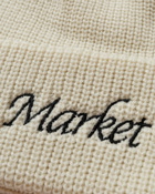 Market Smiley Upside Down Beanie Beige - Mens - Beanies