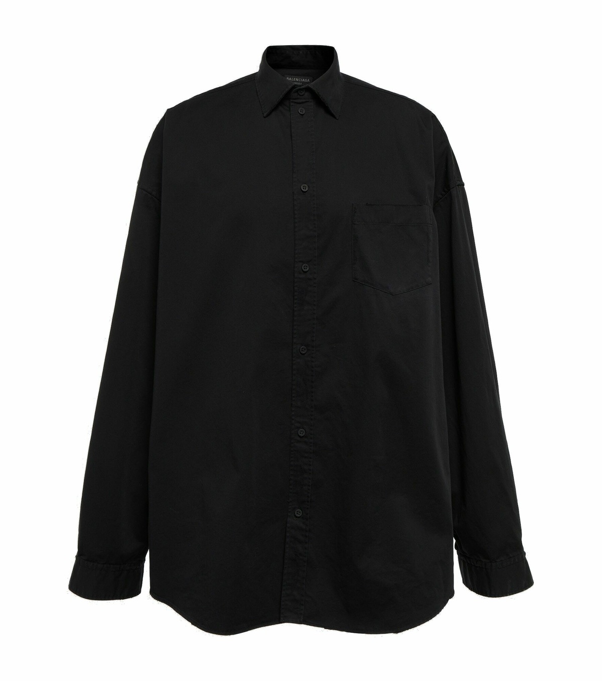 ジャケット BALENCIAGA BLACK COTTON SHIRT Balenciaga - Oversized cotton shirt jacket Balenciaga