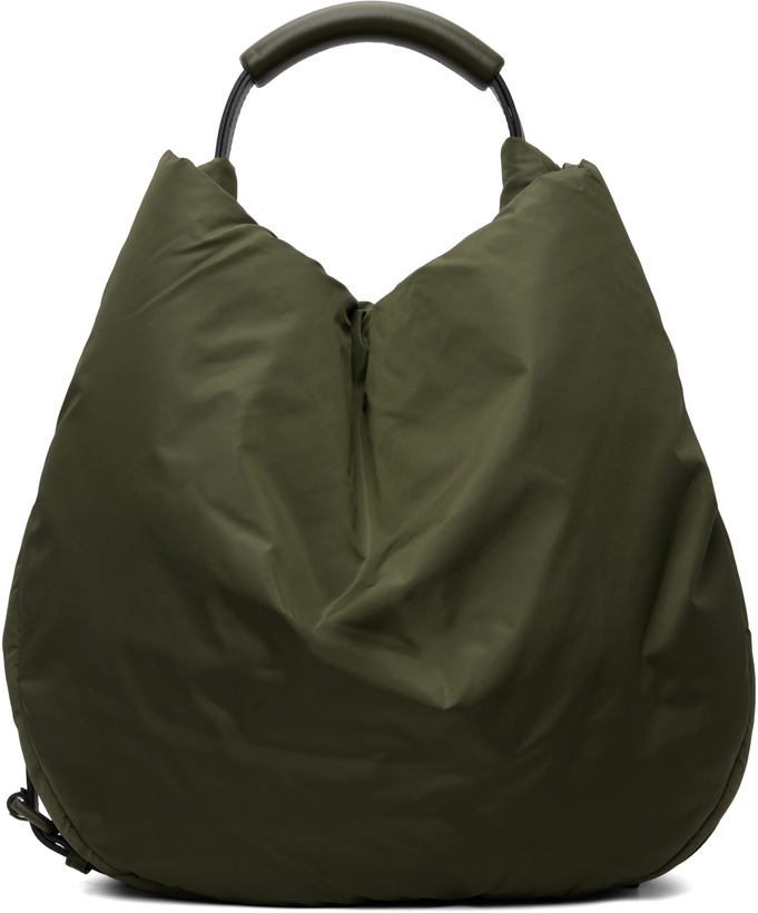 Photo: Moschino Khaki 'Handle Me' Medium Bag