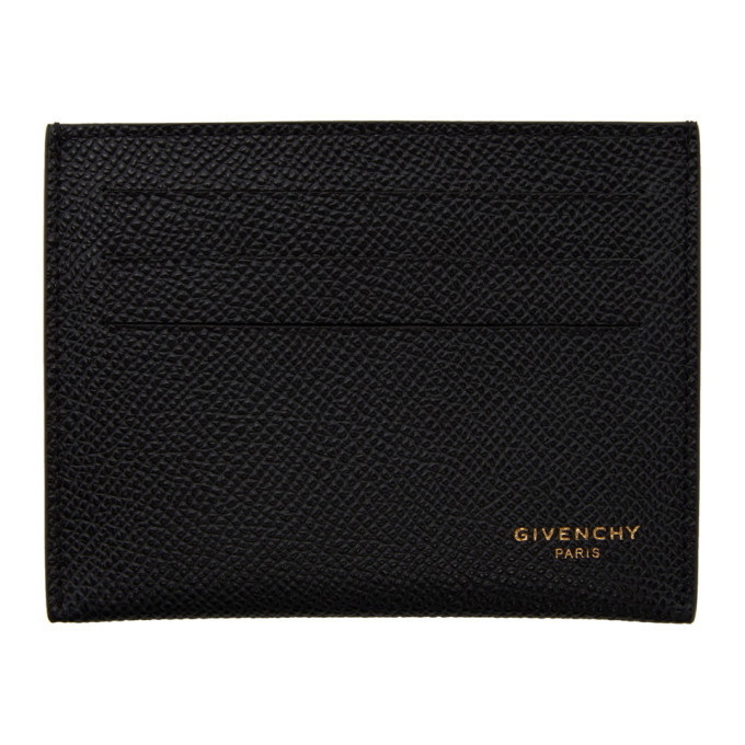 Photo: Givenchy Black Calfskin 3CC Card Holder