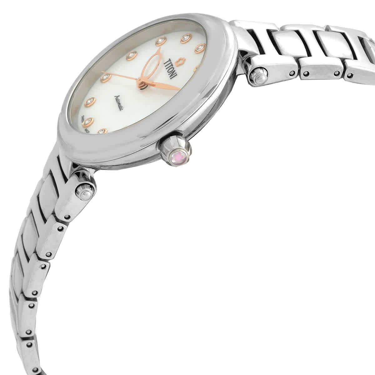 Titoni Miss Lovely Automatic Mother of Pearl Dial Ladies Watch 23978-S-622