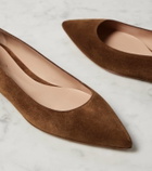 Gianvito Rossi Gianvito suede ballet flats