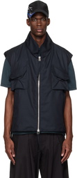 FFFPOSTALSERVICE Black Darted Kalf Vest