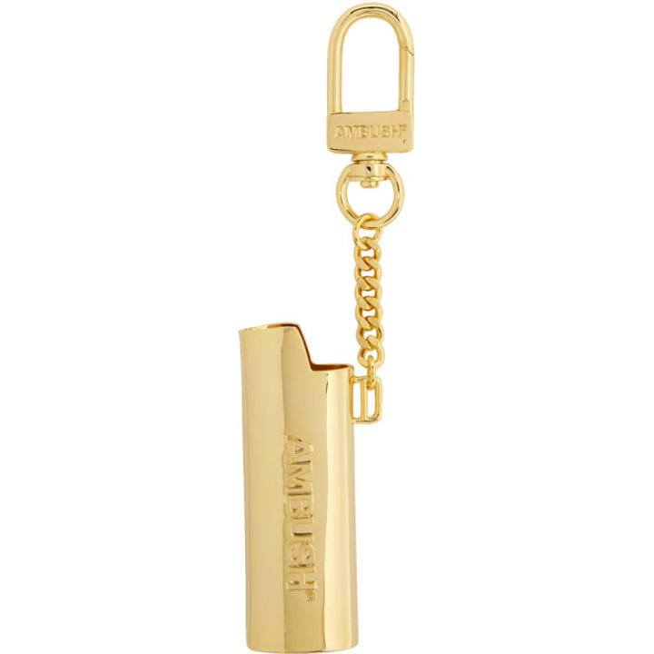 Photo: Ambush Gold Lighter Logo Keychain