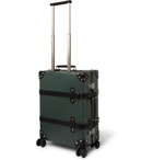 Globe-Trotter - No Time to Die 30 Leather-Trimmed Trolley Case" - Green