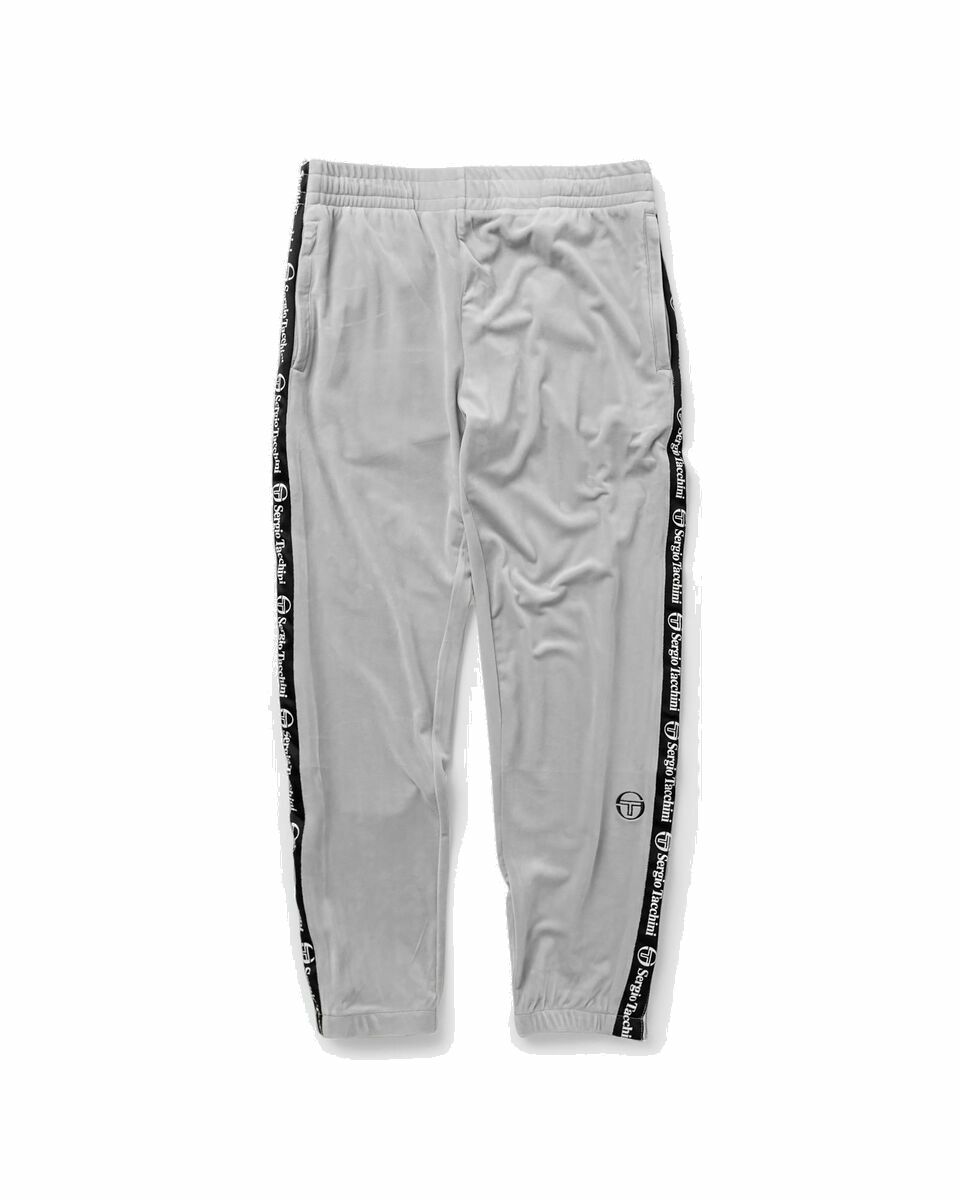 Photo: Sergio Tacchini Logo Velour Track Pant Grey - Mens - Track Pants