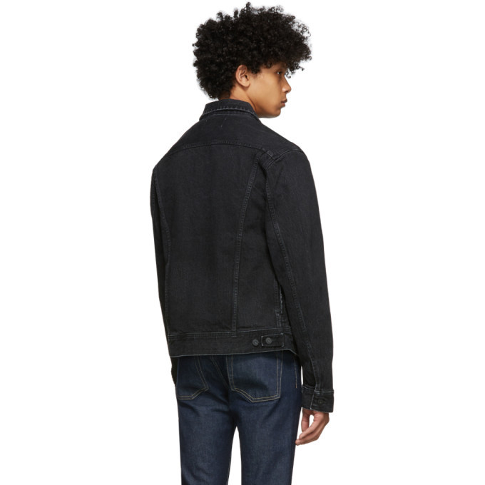 Moussy Vintage Black Denim Oversize Jacket Moussy Vintage