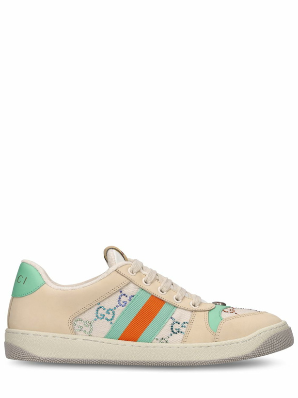 Photo: GUCCI - 30mm Screener Gg Canvas Sneakers