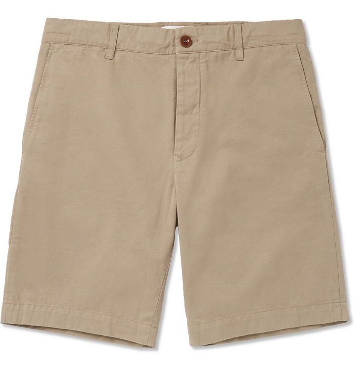 Photo: Mr P. - Garment-Dyed Cotton-Twill Bermuda Shorts - Men - Sand