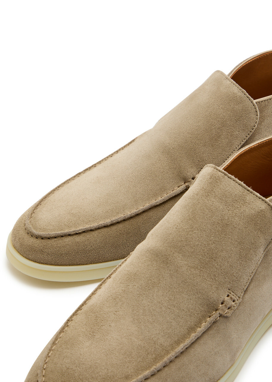 Aurélien City Suede Loafers Light Grey