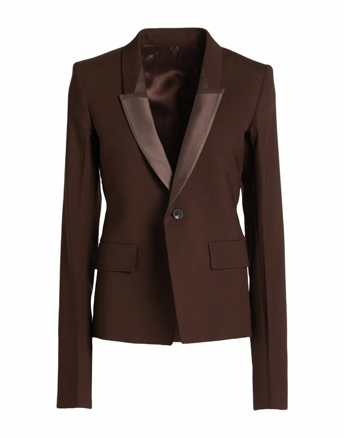 Rick Owens Womens Blazer in Brown