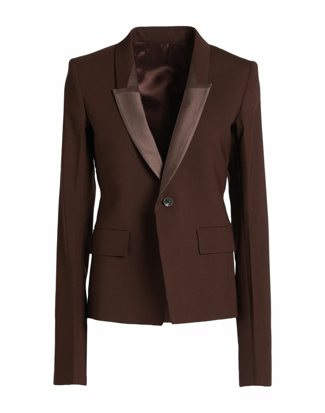 Photo: Rick Owens Womens Blazer in Brown