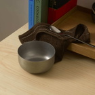 ferm LIVING Tumbled Bowl in Stainless Steel 