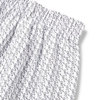 Sunspel - Printed Cotton Boxer Shorts - Men - White