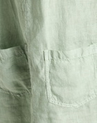 120% Lino Womens Playsuit in Sage green