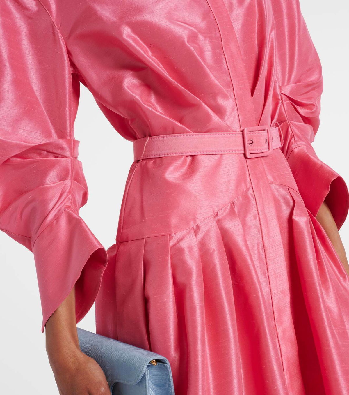 Rebecca Vallance Maple belted gathered shirt dress