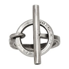 Ann Demeulemeester Silver Lock Ring