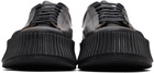 Jil Sander Black Platform Shoes