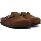 Birkenstock Brown Regular Boston Soft Footbed Loafers