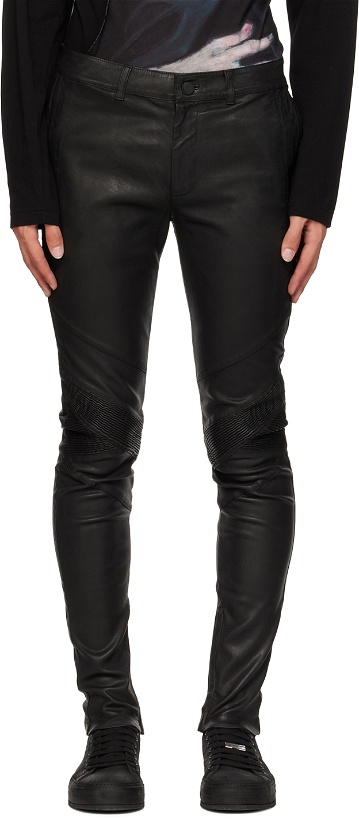 Photo: FREI-MUT Black Duchamp Leather Pants