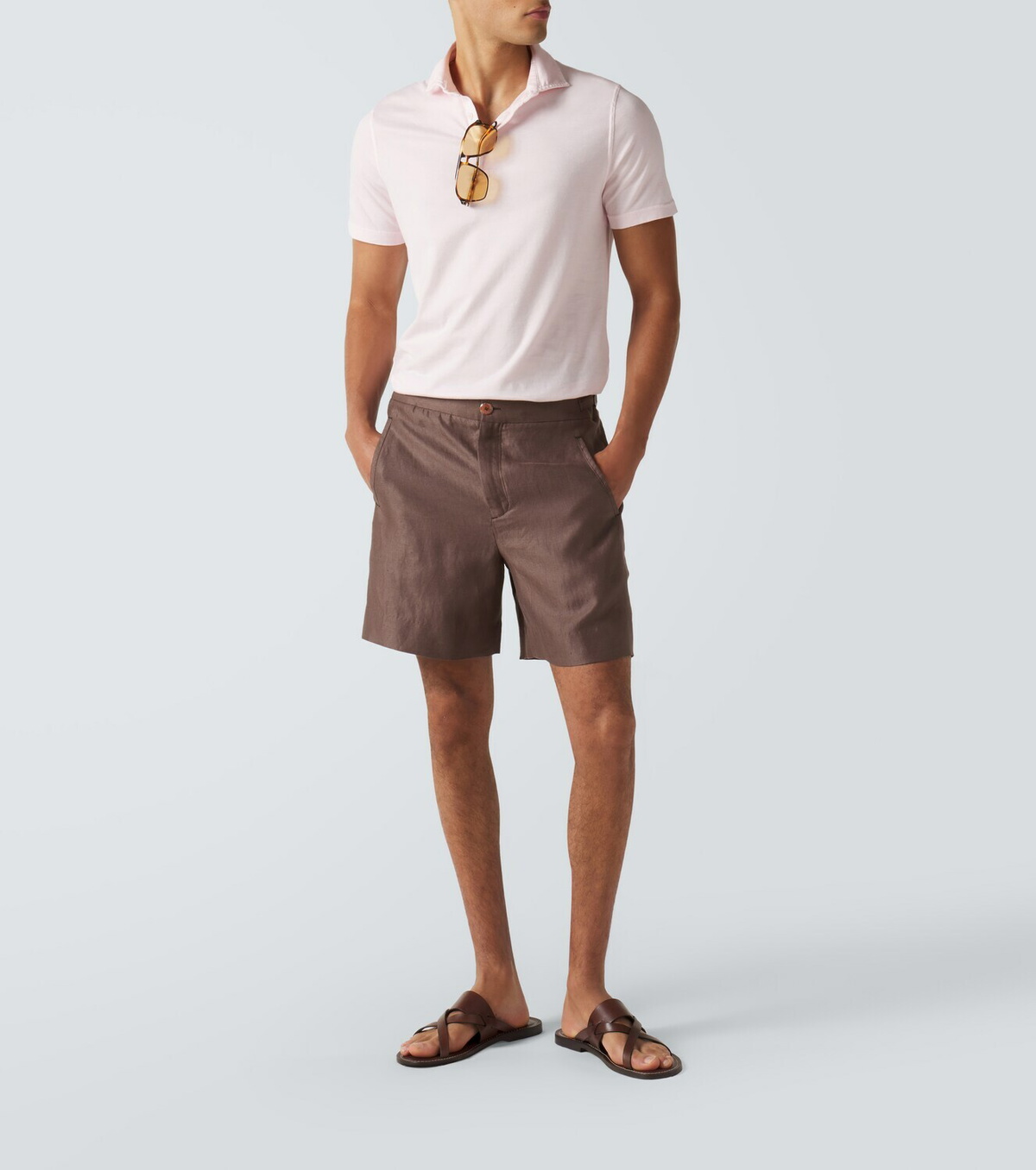 Fedeli Cotton jersey polo shirt