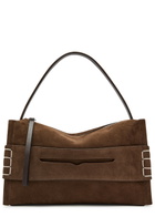 JW Anderson Loafer Suede Shoulder bag - Brown - One Size
