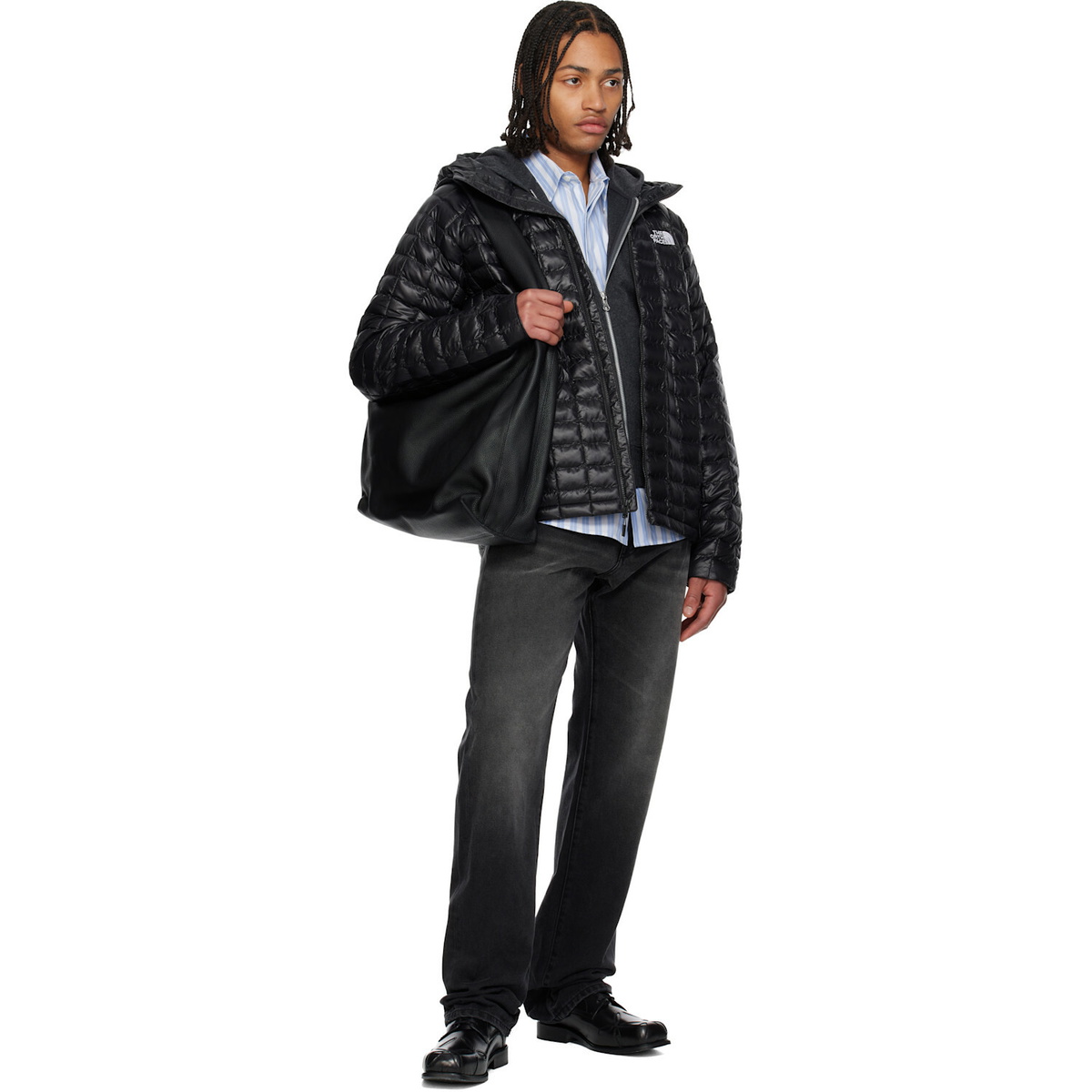 The North Face Black THERMOBALL Hooded Jacket
