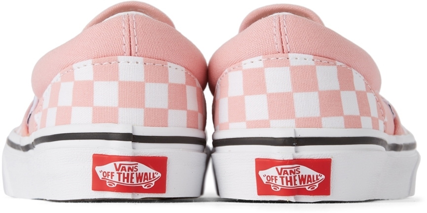 Pink checkerboard vans outlet kids