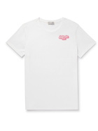 Balmain - Barbie Logo-Appliquéd Cotton-Jersey T-Shirt - White