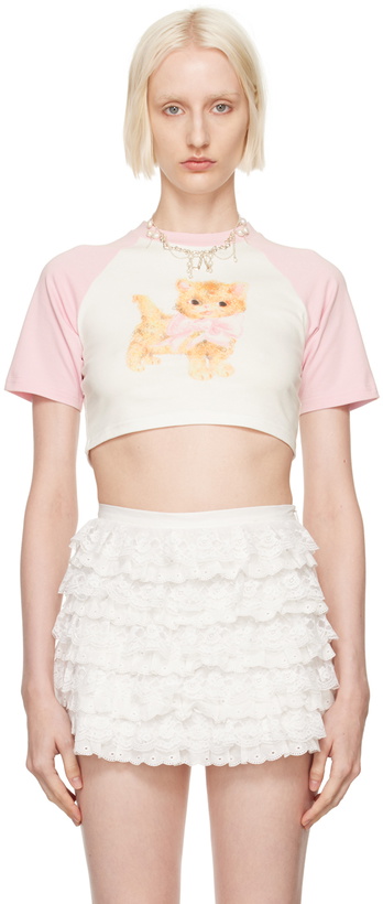 Yuhan Wang White Horse Long Sleeve T-Shirt Yuhan Wang