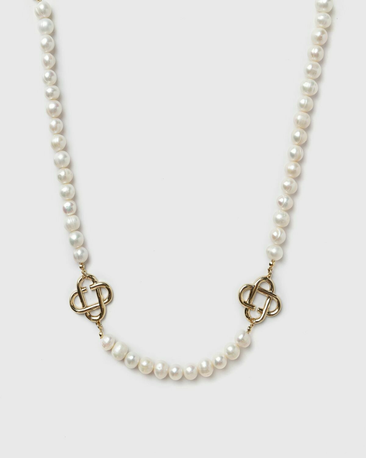 Casablanca MEDIUM PEARL LOGO NECKLACE Mens Jewellery
