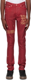 Ksubi Red Chitch Jeans