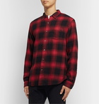 Alex Mill - Button-Down Collar Checked Cotton-Flannel Shirt - Red