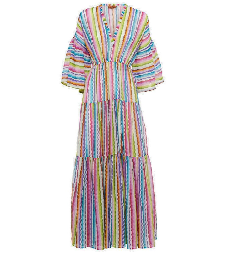 Photo: Missoni Zigzag cotton and silk beach dress