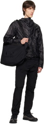 C.P. Company Black Plain Paper Touch Zipped Bag