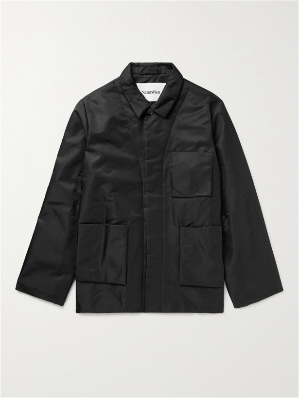 Photo: Nanushka - Omar Padded Nylon-Twill Shirt Jacket - Black