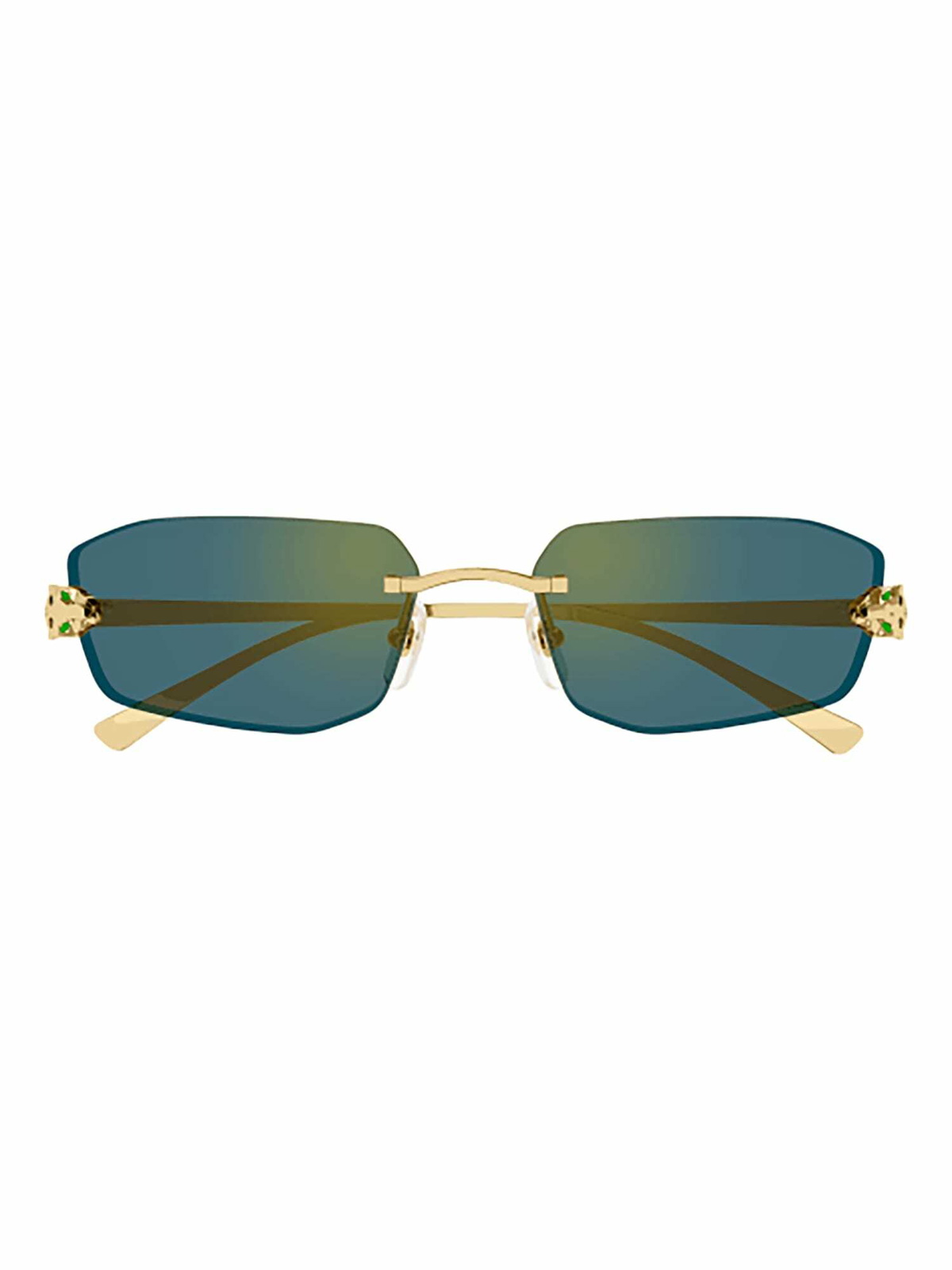 サングラス Cartier Cartier - CT0503S - 001 gold gold grey Cartier CT0503S 001 Sunglasses Shiny Gold - eye-oo.com